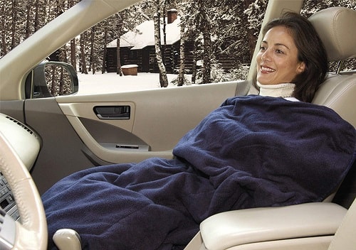 Trillium Worldwide Car Cozy 2 12-Volt Heated Travel Blanket