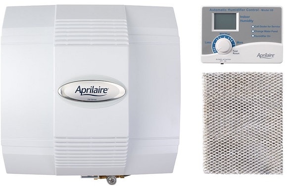 Aprilaire 700 Whole House Fan Powered Humidifier, Dual Sensor High Output Furnace Humidifier