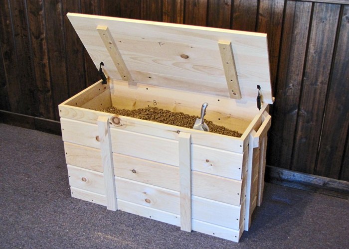 PELLET STORAGE BINS