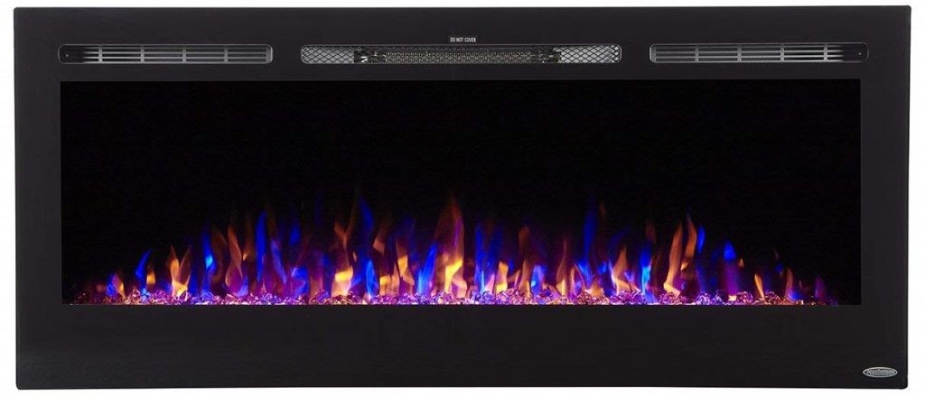 Touchstone Sideline Recessed Mounted Electric Fireplaces (50 Inches)