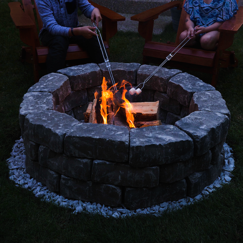 Medieval Looking Backyard Fire Pit