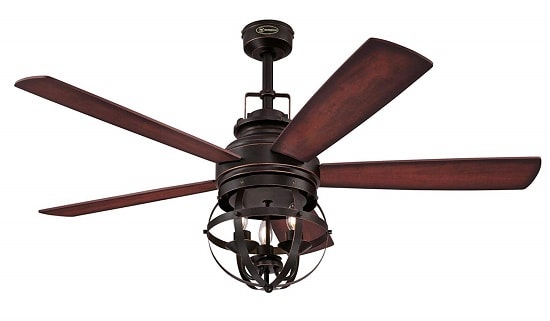 Westinghouse Lighting 7217100 Stella Mira 52-Inch Vintage Ceiling Fan