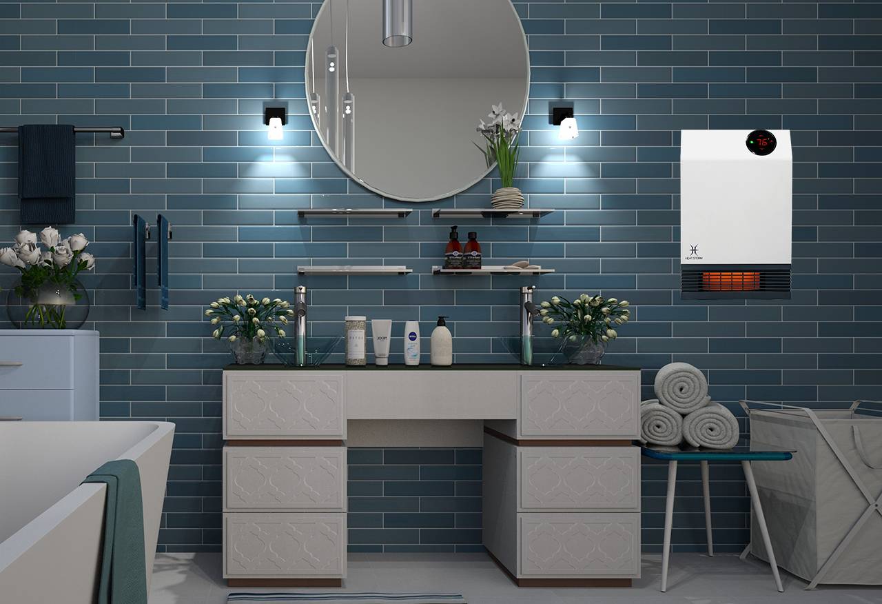 9 Best Bathroom Wall Heaters That are Safe for Wet Locations